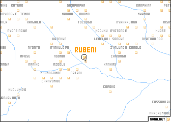 map of Rubeni