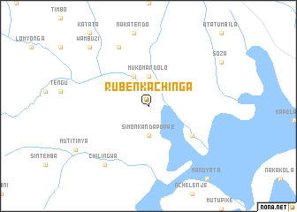 map of Ruben Kachinga