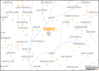 map of Rubén