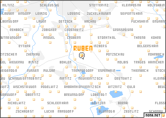 map of Rüben