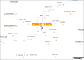 map of Rubert Ford