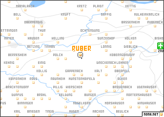 map of Rüber