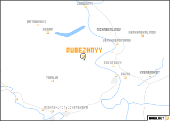 map of Rubezhnyy