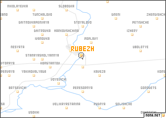 map of Rubezh