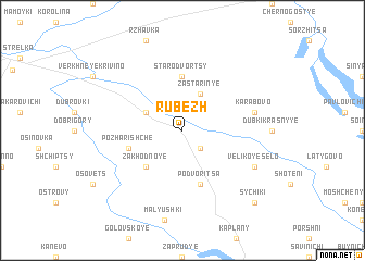 map of Rubezh