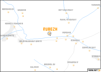 map of Rubezh