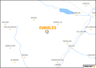 map of Rubiales