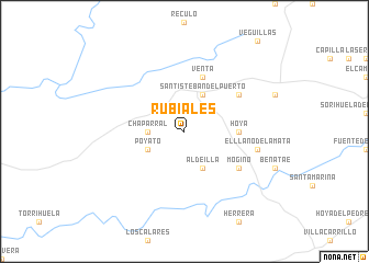 map of Rubiales