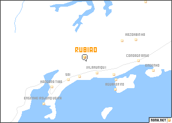 map of Rubião