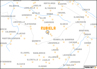 map of Rubiela