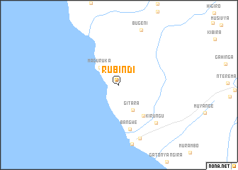 map of Rubindi