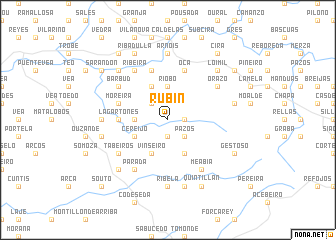 map of Rubín