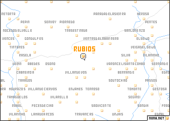 map of Rubiós