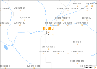 map of Rubio