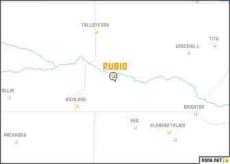 map of Rubio