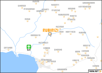 map of Rubirizi