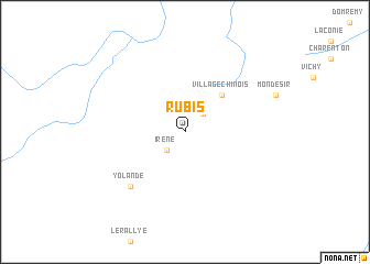 map of Rubis