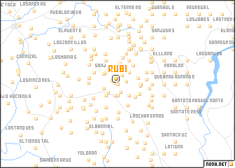 map of Rubí