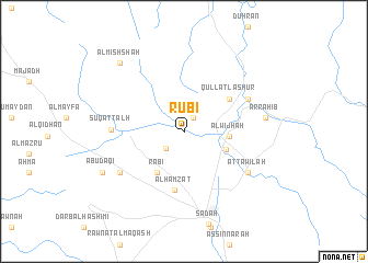 map of Rubī‘