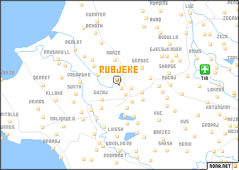 map of Rubjekë