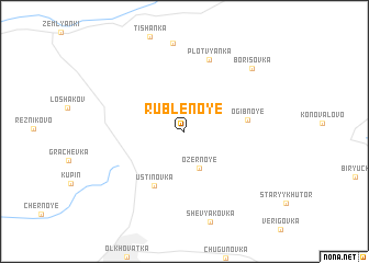 map of Rublenoye