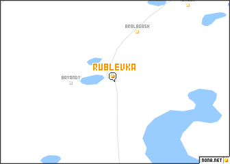 map of Rublëvka