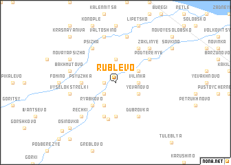 map of Rublëvo