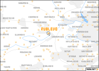 map of Rublëvo