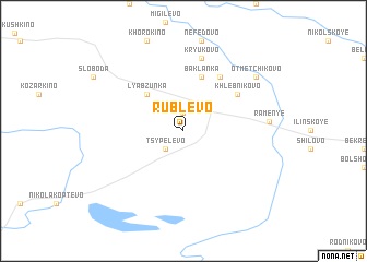 map of Rublëvo