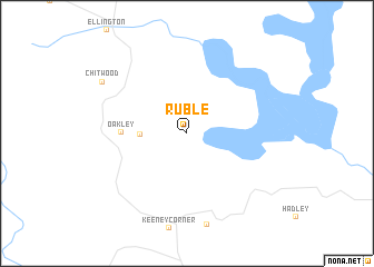 map of Ruble