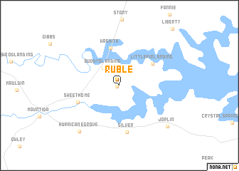 map of Ruble