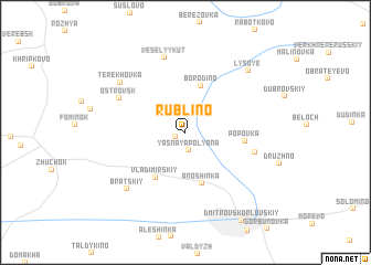 map of Rublino