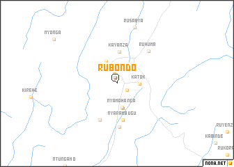map of Rubondo