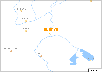 map of Rubrynʼ
