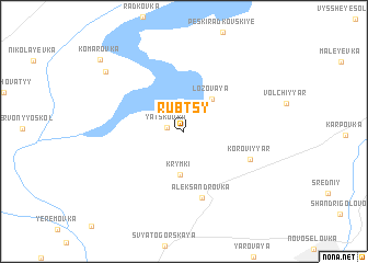 map of Rubtsy