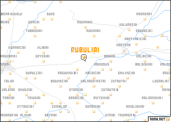 map of Rubuliai