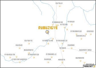 map of Rubuzigye