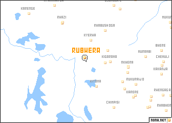 map of Rubwera