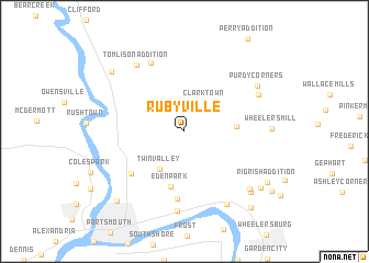 map of Rubyville