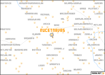 map of Ručetna Vas