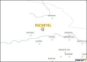 map of Rucha-Yël\