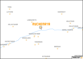 map of Ruchenaya