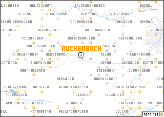 map of Rüchenbach