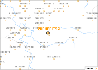 map of Rŭchenitsa