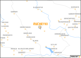 map of Rucheyki