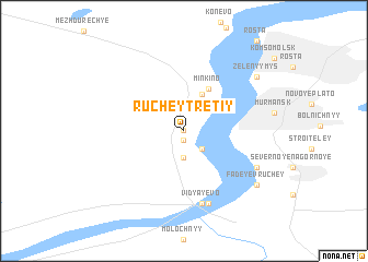 map of Ruchey Tretiy