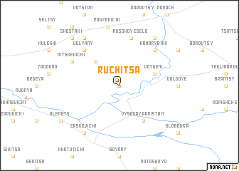 map of Ruchitsa