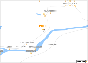 map of Ruch\