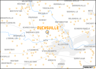 map of Ruchsville