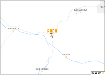 map of Ruch